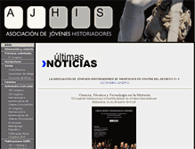 Tablet Screenshot of ajhis.es